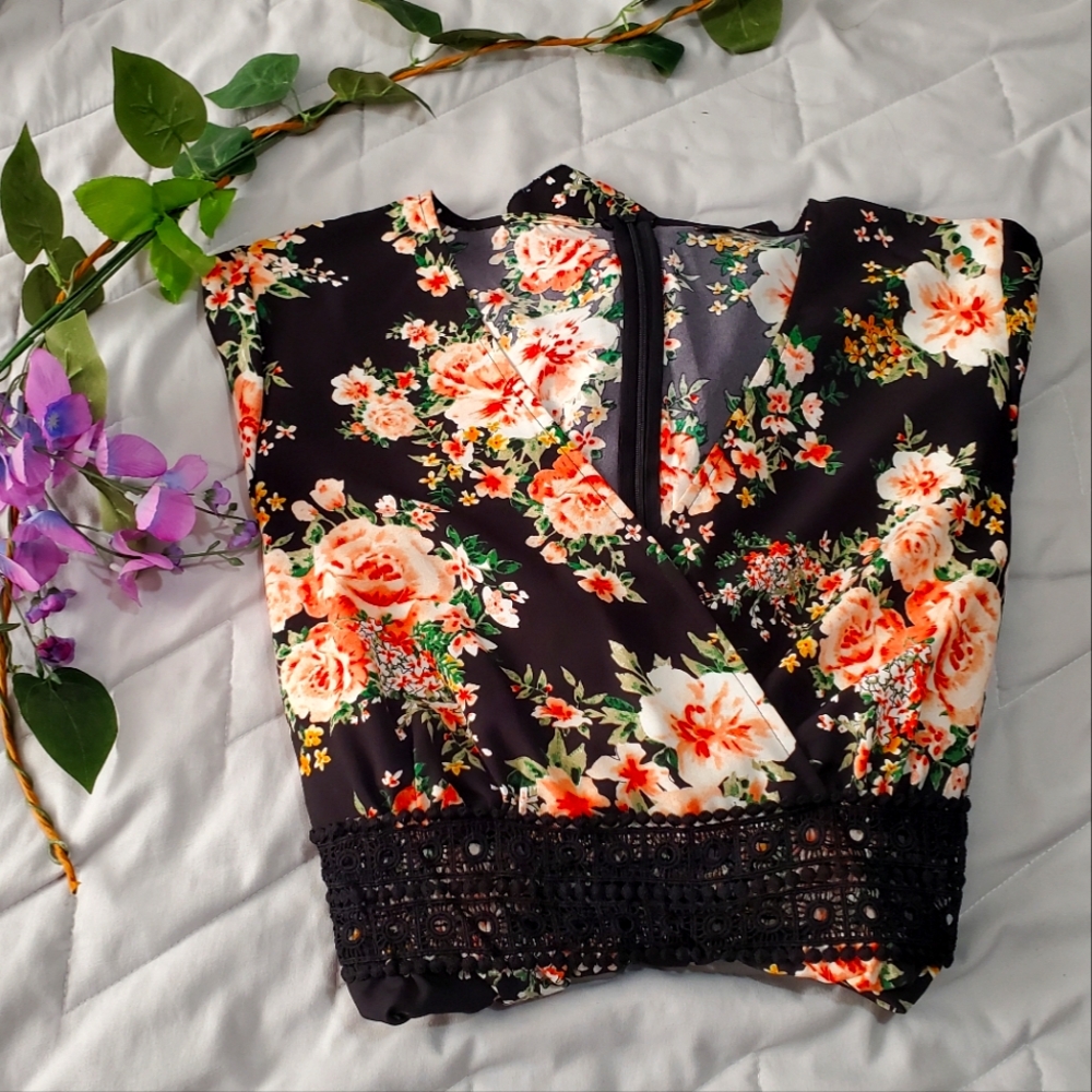 Shein Floral Romper